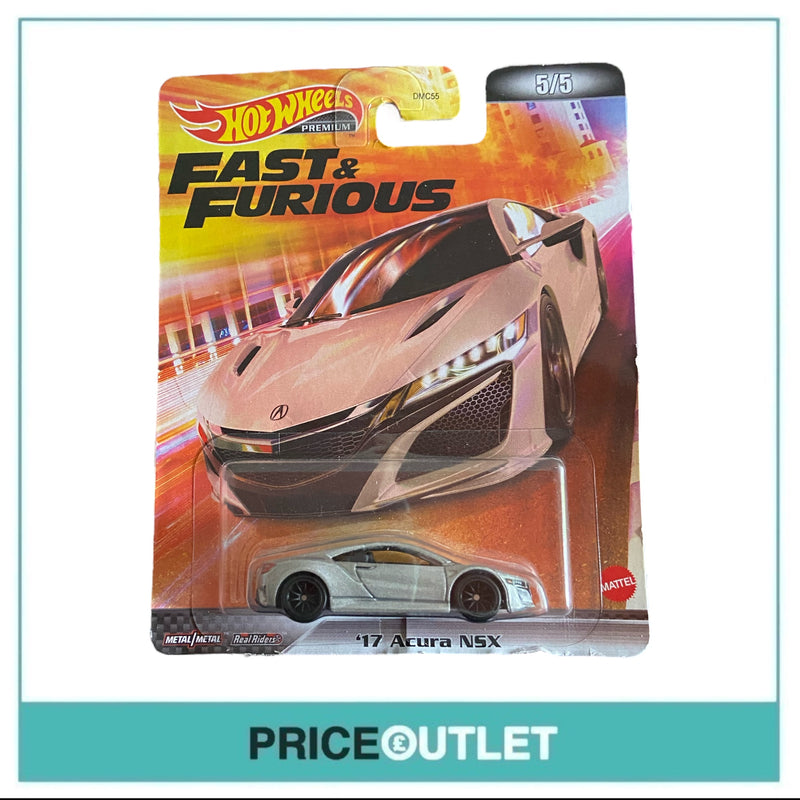 Hot Wheels Fast & Furious - '17 Acura NSX (Silver) - Damaged Box