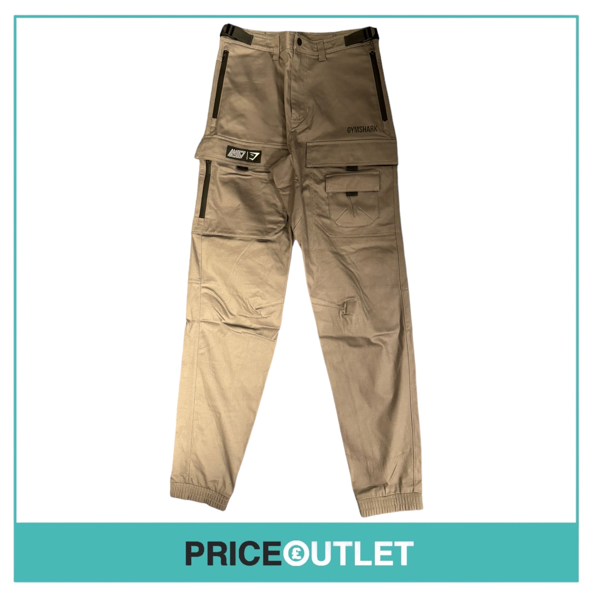 Gymshark - Cargo Bottoms - Wolf Grey - Size XXXL -  BRAND NEW IN PACKAGING