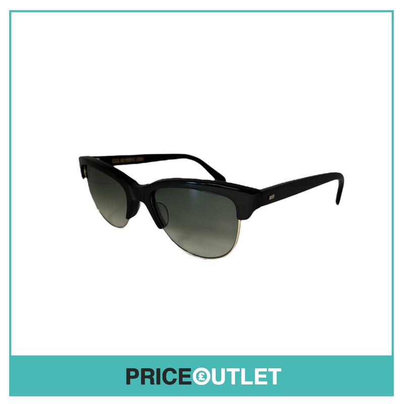 Black & Gold Rim Sunglasses