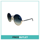 Blue & Gold Round Sunglasses RRP £325