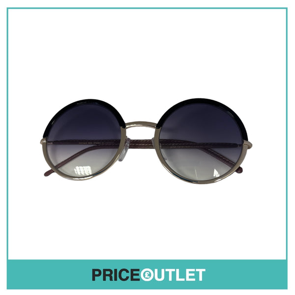 Black & Gold Round Sunglasses RRP £325