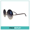 Black & Gold Round Sunglasses RRP £325
