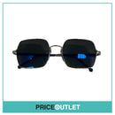 Blue Lens Silver Frame Glasses RRP £325