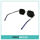 Blue Lens Silver Frame Glasses RRP £325