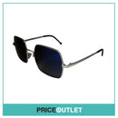 Blue Lens Silver Frame Glasses RRP £325