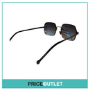 Blue Lens Sunglasses With A Black & Silver Frame RRP £325
