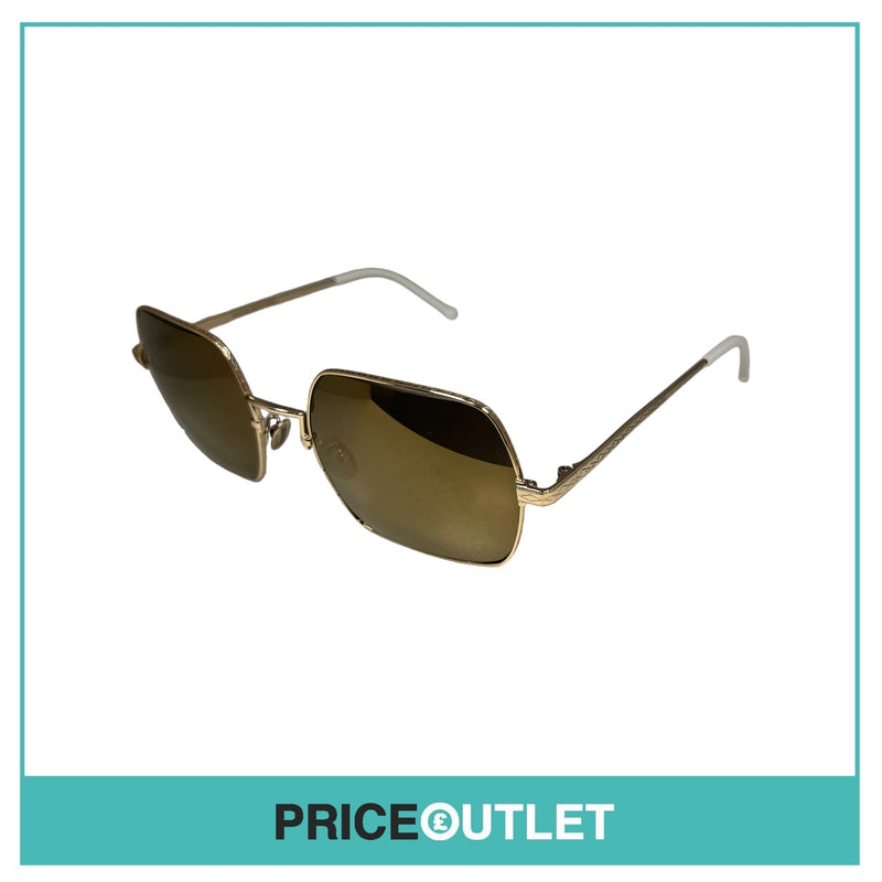Cutler & Gross - Gold Frame Sunglasses With Reflective Lens RRP £325