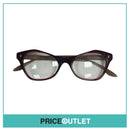 Clear Lens Red & Beige Glasses RRP £325 (1)