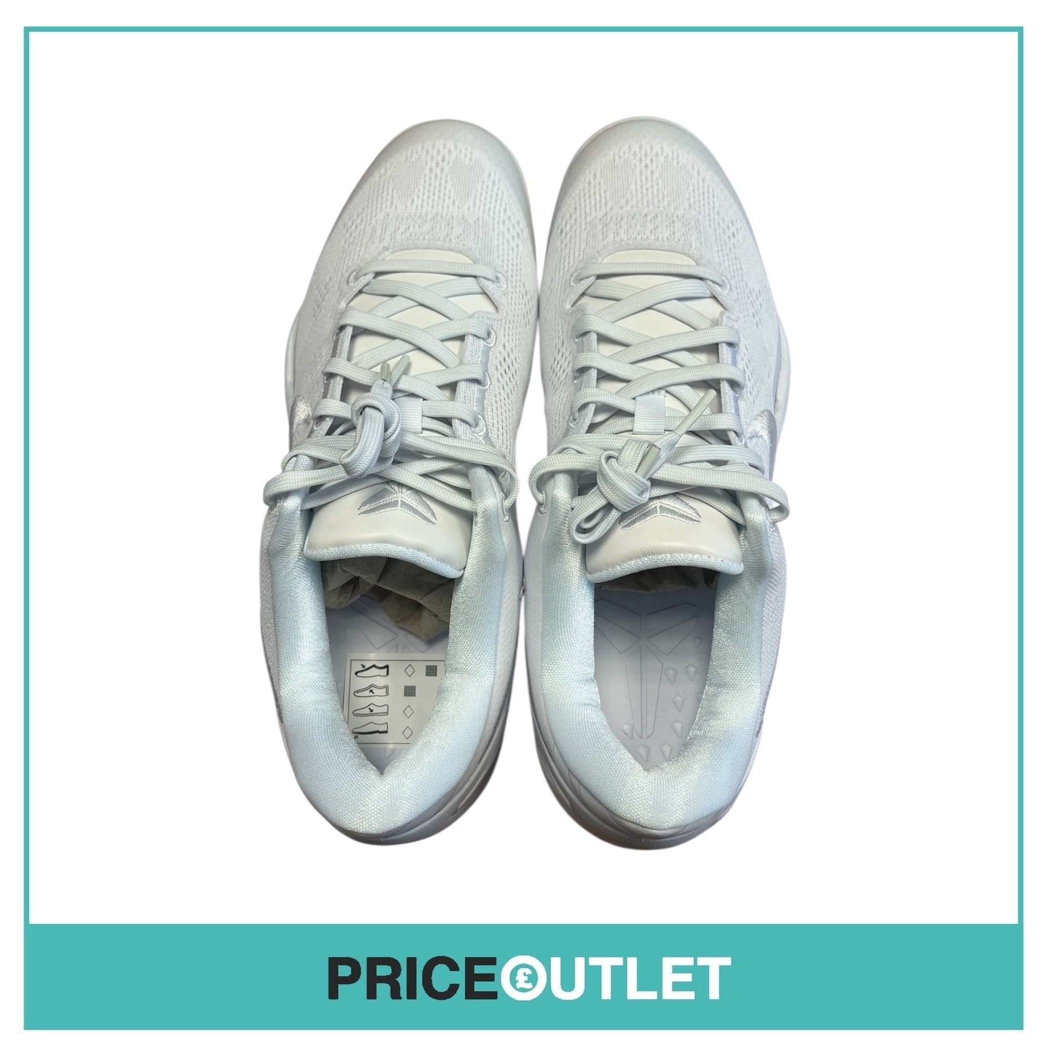 Nike - Kobe VIII Protro - White - Size UK 7.5 - BRAND NEW