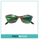 Leopard Print Sunglasses With Green Lens RRP £325