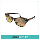 Leopard Print Sunglasses With Orange Tinted Lens RRP £325
