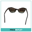 Leopard Print Sunglasses With Orange Tinted Lens RRP £325