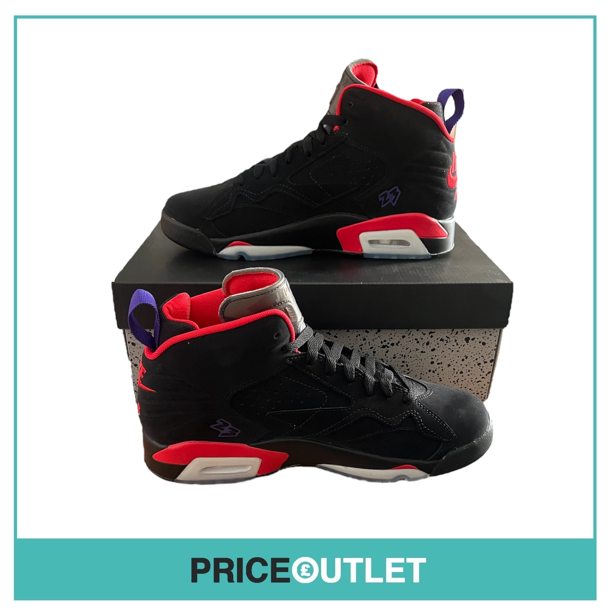 Nike - Air Jordan MVP - Black & Dark Concord - Size UK 7 - BRAND NEW