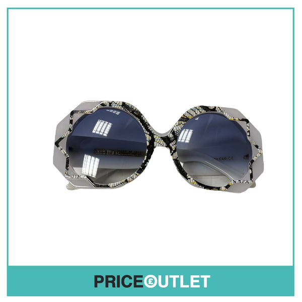Black & Yellow Patterned Sunglasses RRP £325