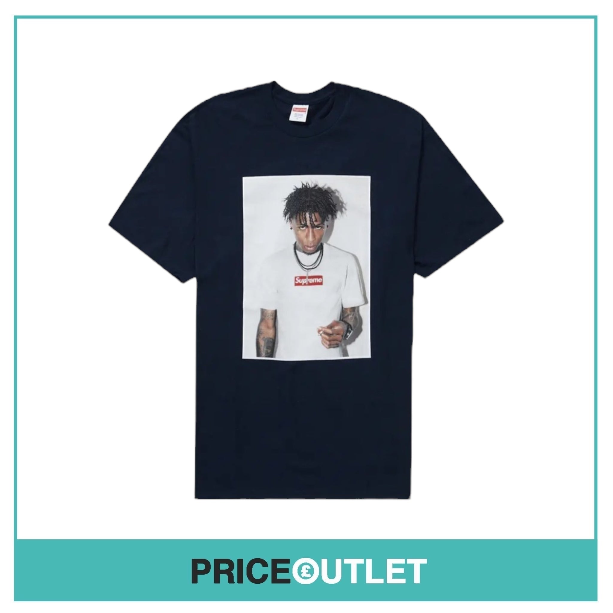 Supreme x NBA - Youngboy Photo Tee FW23 - Men's Size L In Black - BRAND NEW & SEALED