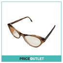 Clear Lens Brown Frame Glasses RRP £325 (5)