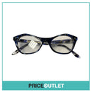 Clear Lens Black & Purple Patterned Glasses RRP £325