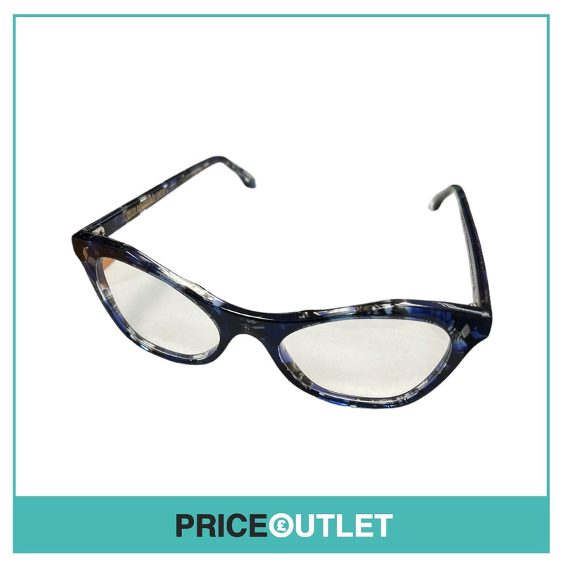Cutler & Gross - Clear Lens Black & Purple Patterned Glasses RRP £325
