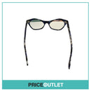 Clear Lens Black & Purple Patterned Glasses RRP £325