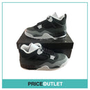 Nike - Air Jordan 4 Retro - Size UK 9 - Black & White - BRAND NEW WITH BOX (Slight Damage)
