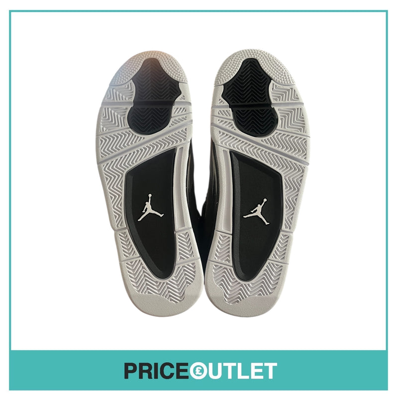 Nike - Air Jordan 4 Retro - Size UK 9 - Black & White - BRAND NEW WITH BOX (Slight Damage)