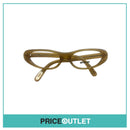 Clear Lens Curved Gold Glasses RRP £325