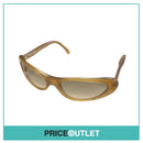 Gold Curved Sunglasses RRP £325