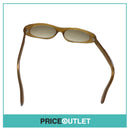 Gold Curved Sunglasses RRP £325