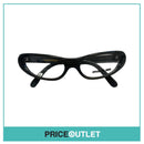 Clear Lens Curved Black Patterned Glasses RRP £325