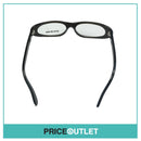 Clear Lens Curved Black Patterned Glasses RRP £325