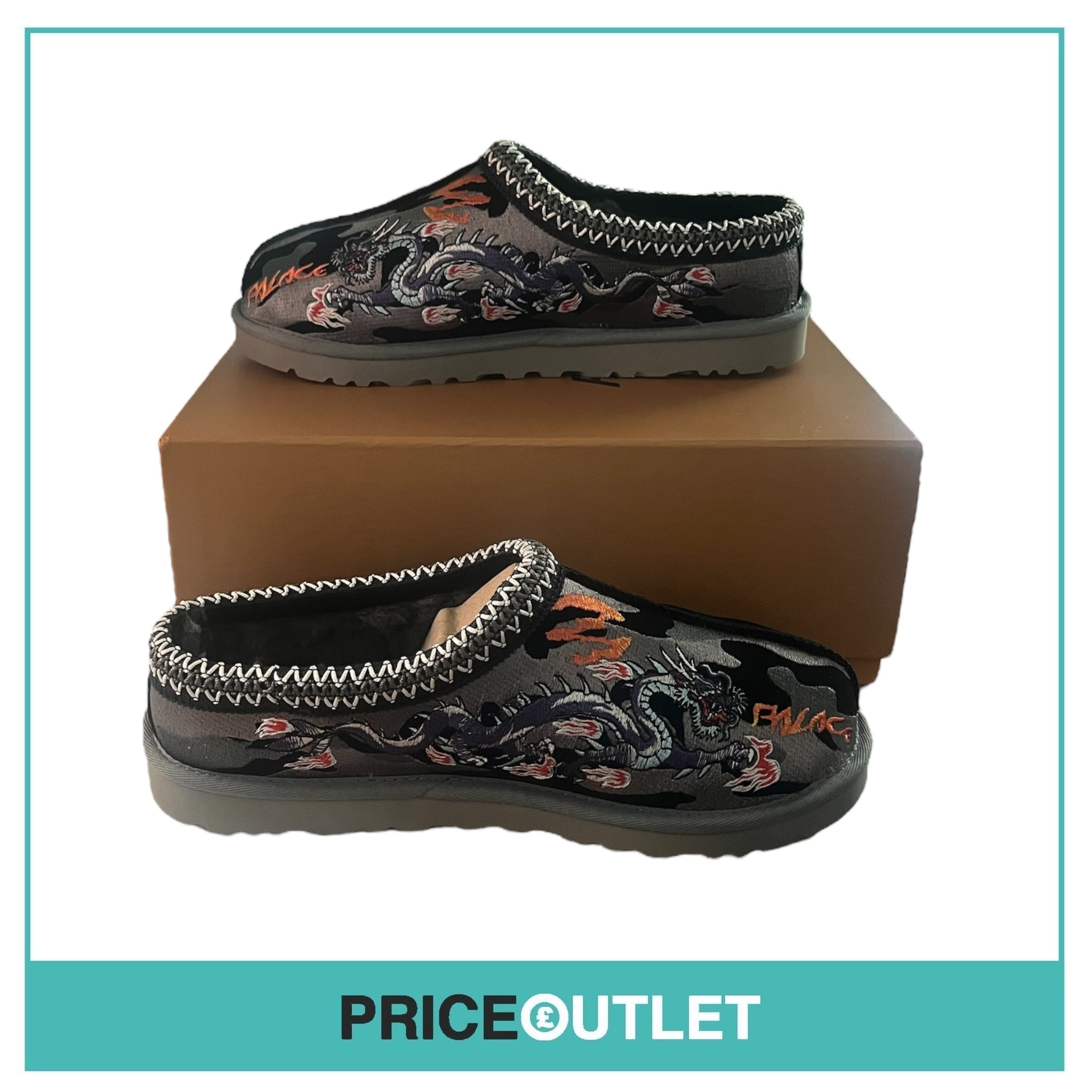 UGG X Palace - All Gender Tasman In Black Camo - Size UK 8 - BRAND NEW WITH BOX