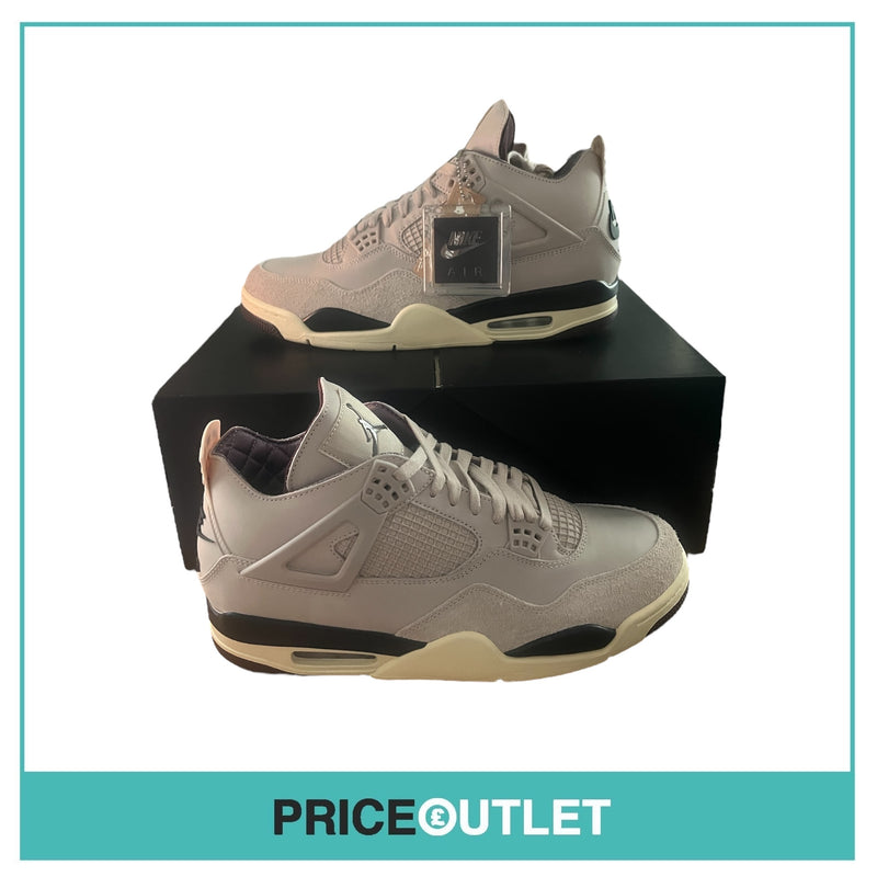 Nike - Air Jordan X A Ma Maniere - 4 Retro OG SP - Fossil, Pewter & Burgundy - Size UK 10 - BRAND NEW WITH BOX