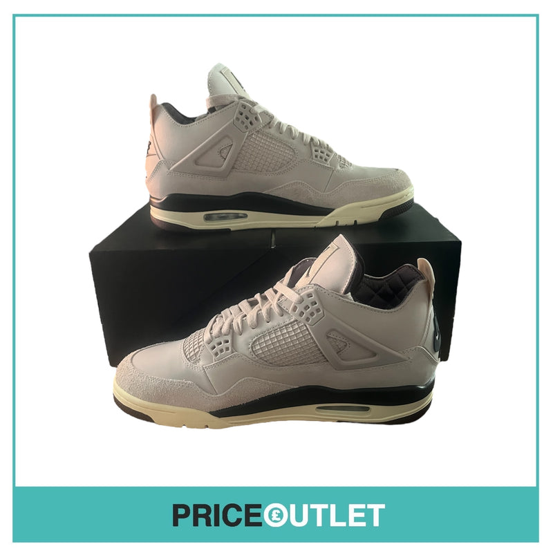 Nike - Air Jordan X A Ma Maniere - 4 Retro OG SP - Fossil, Pewter & Burgundy - Size UK 10 - BRAND NEW WITH BOX
