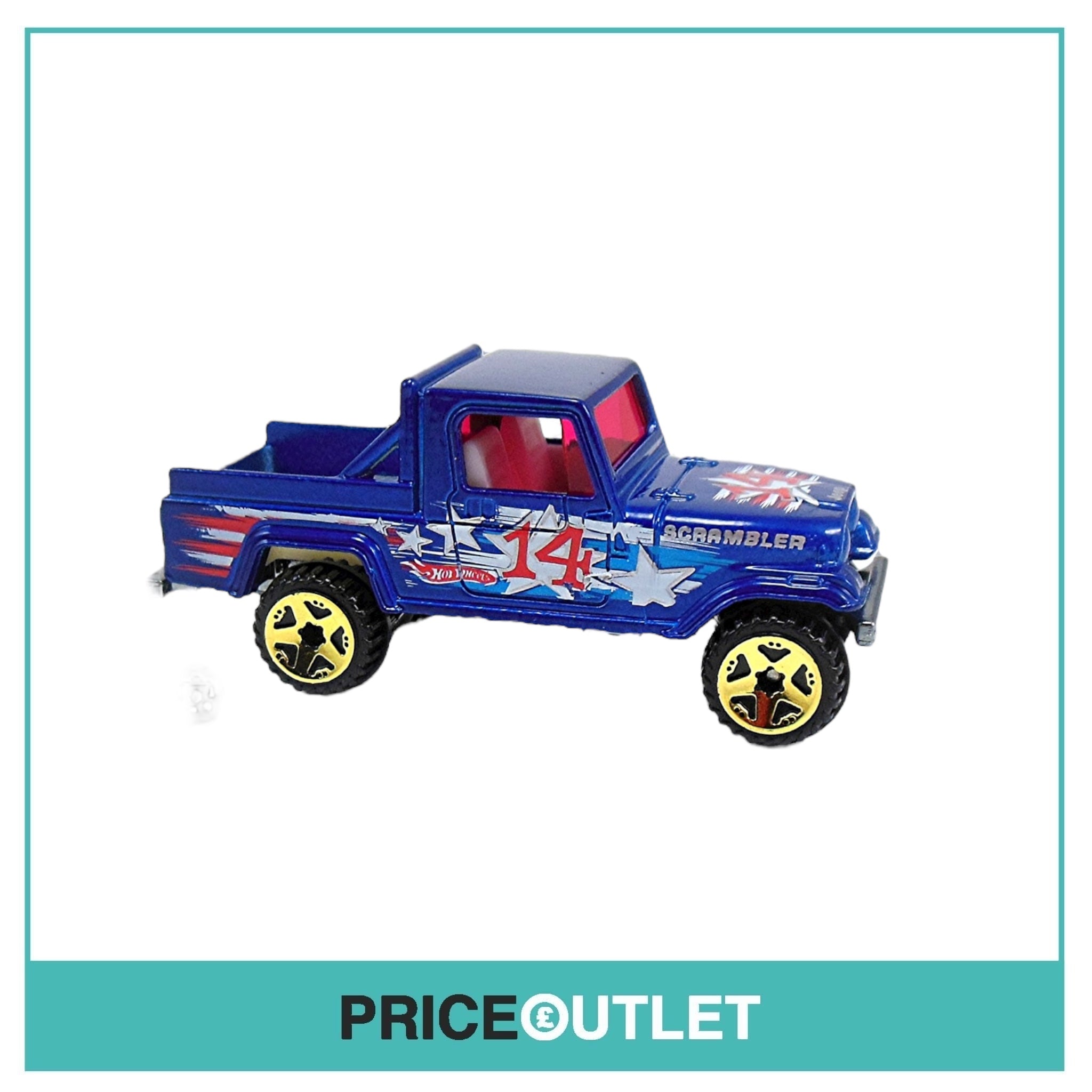 Hot Wheels - Flag Day - Jeep Scrambler - Damaged