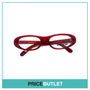 Clear Lens Red Curved Glasses RRP £325