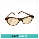 Clear Lens Brown Tortoiseshell Frame Glasses RRP £325 (8)
