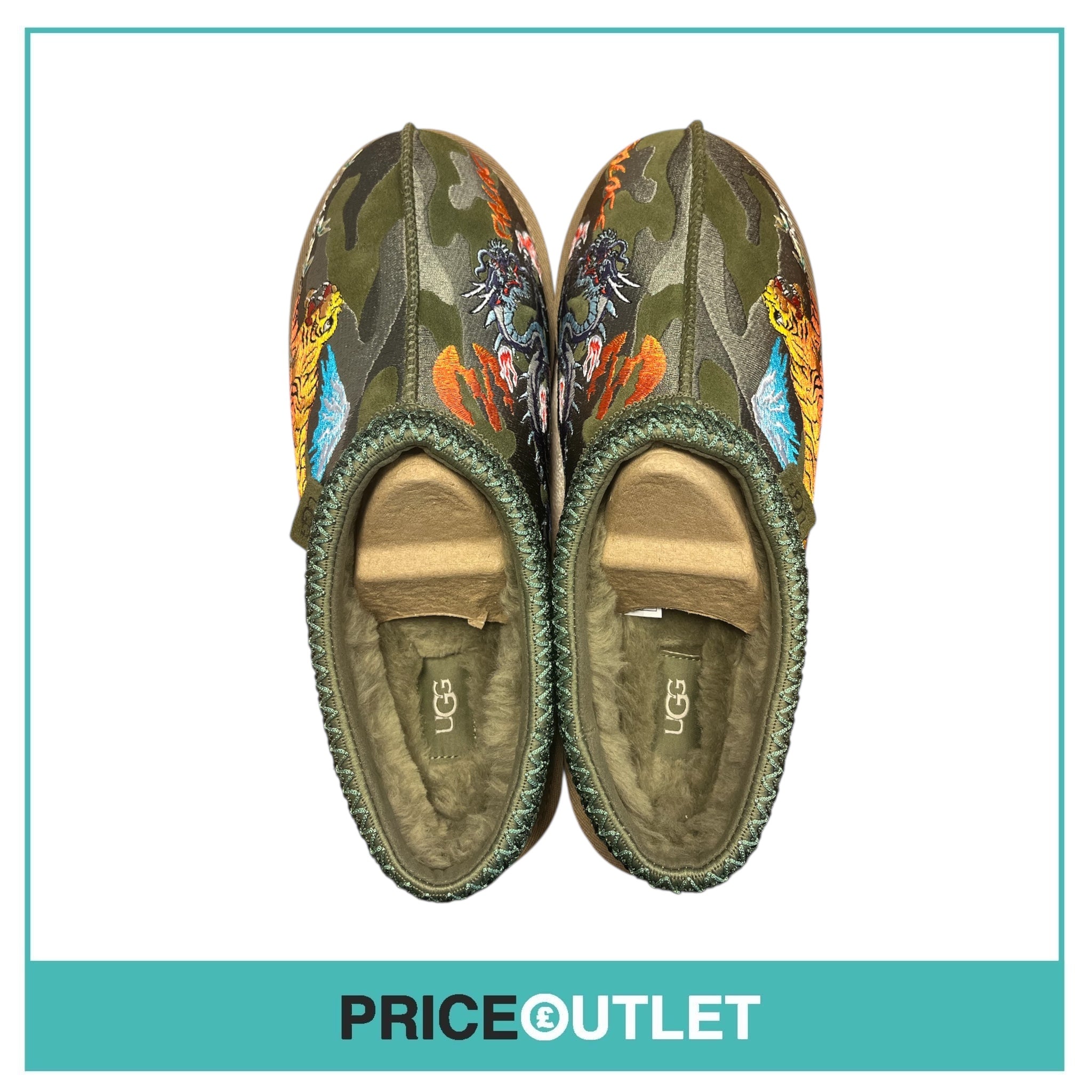 UGG X Palace - All Gender Tasman In Olive - Size UK 8 - BRAND NEW WITH BOX