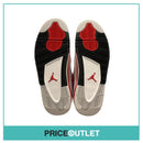 Nike - Air Jordan 4 Retro - DH6927 161 - Size UK 9 - White, Fire Red & Black - BRAND NEW WITH BOX (Slight Damage)