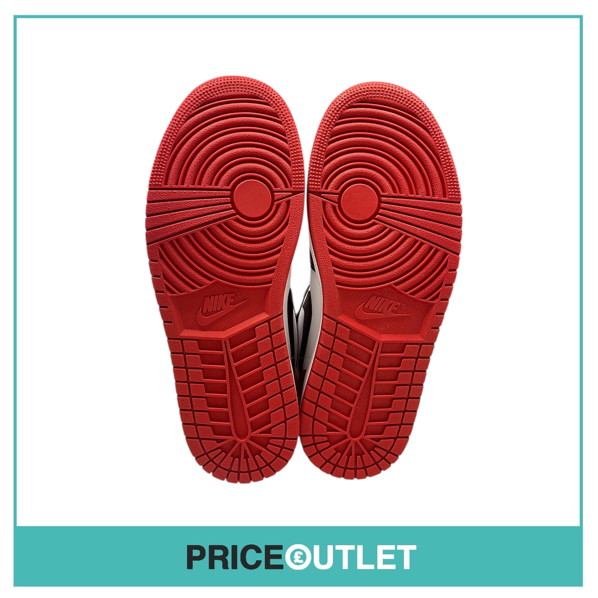 Nike - Air Jordan 1 Low 'Bred Toe' - UK 7.5 - BRAND NEW WITH BOX (Slight Damage)