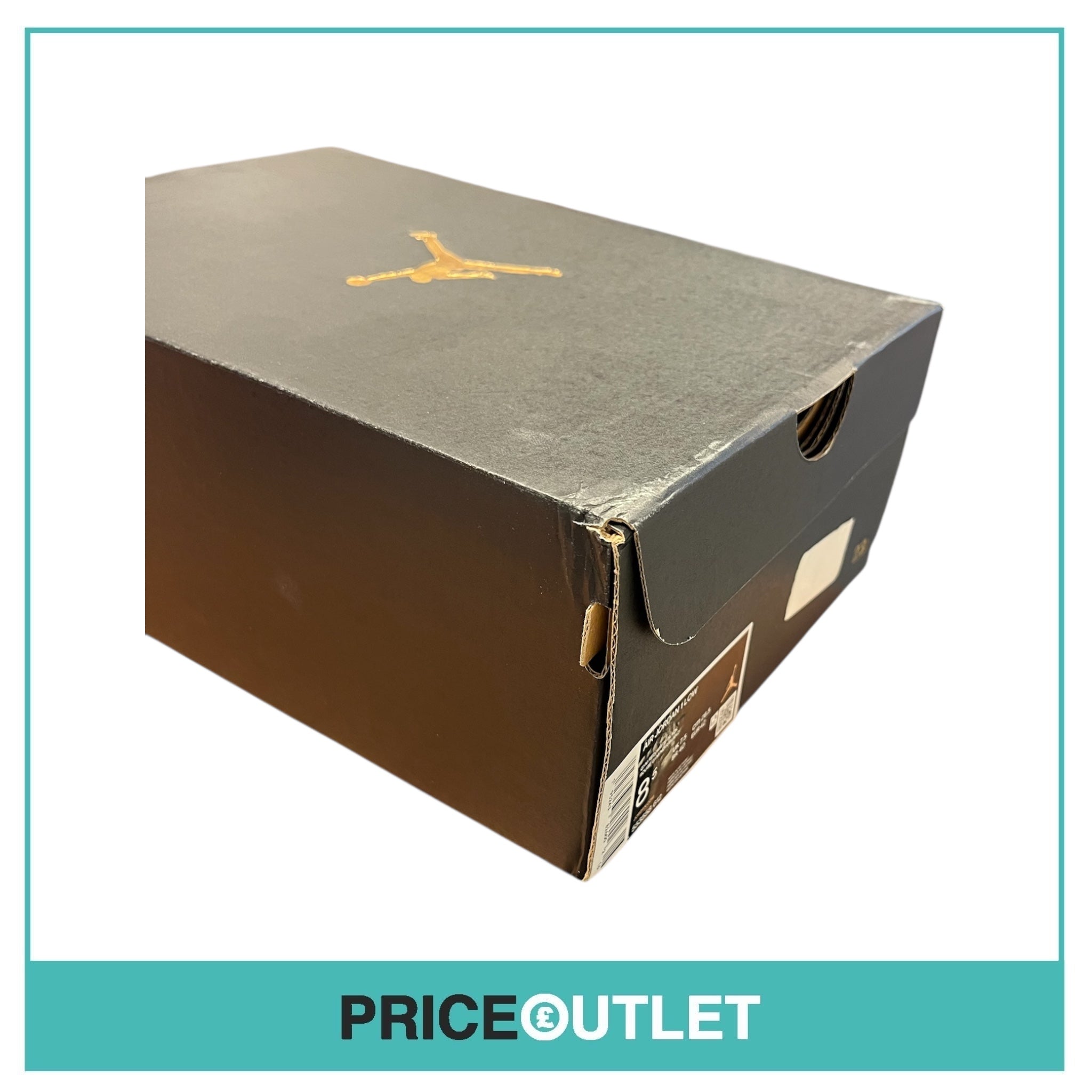 Nike - Air Jordan 1 Low 'Bred Toe' - UK 7.5 - BRAND NEW WITH BOX (Slight Damage)