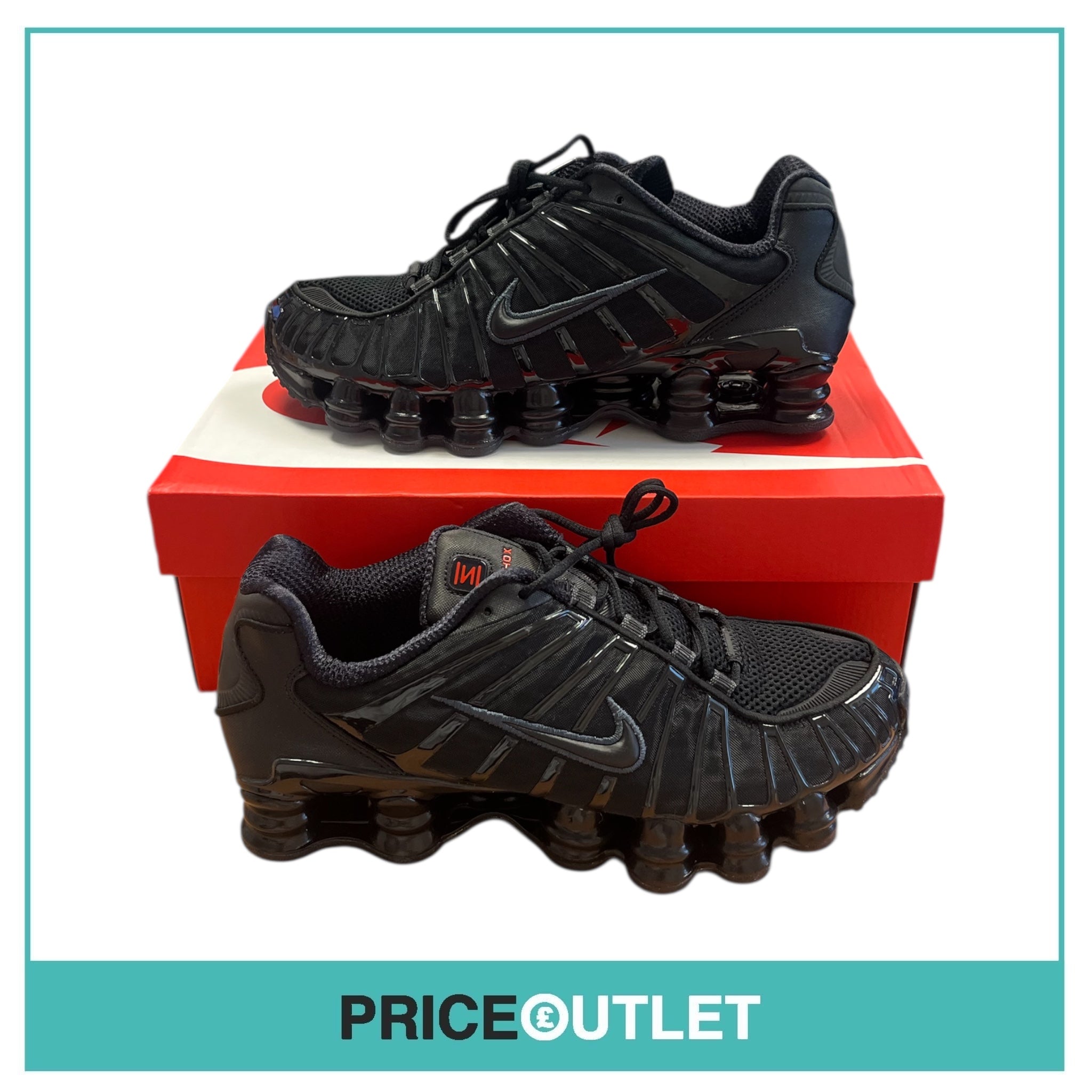 Nike - Shox TL In Black - AR3566-002 - Size UK 7.5 - BRAND NEW WITH BOX (Slight Damage)