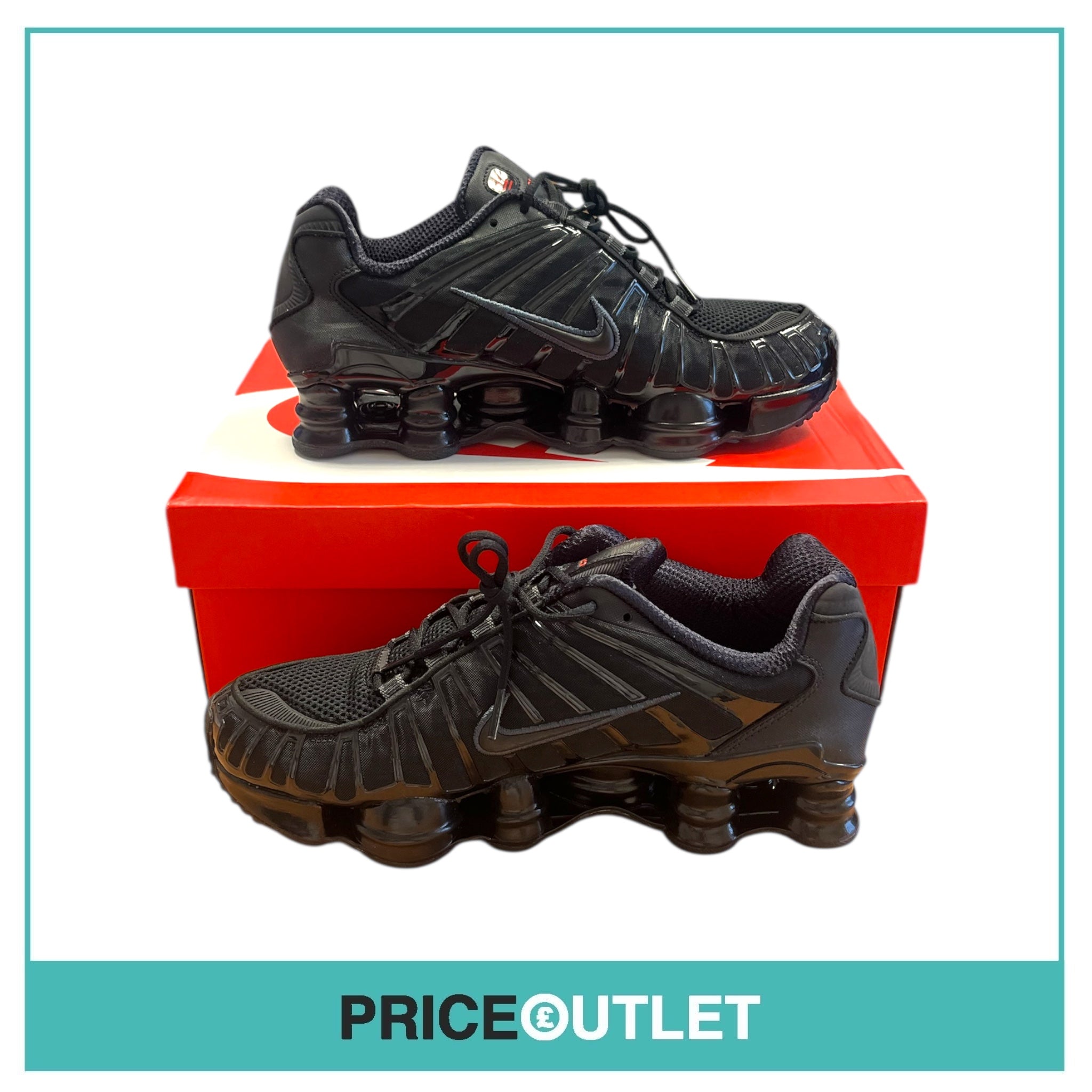 Nike - Shox TL In Black - AR3566-002 - Size UK 7.5 - BRAND NEW WITH BOX (Slight Damage)