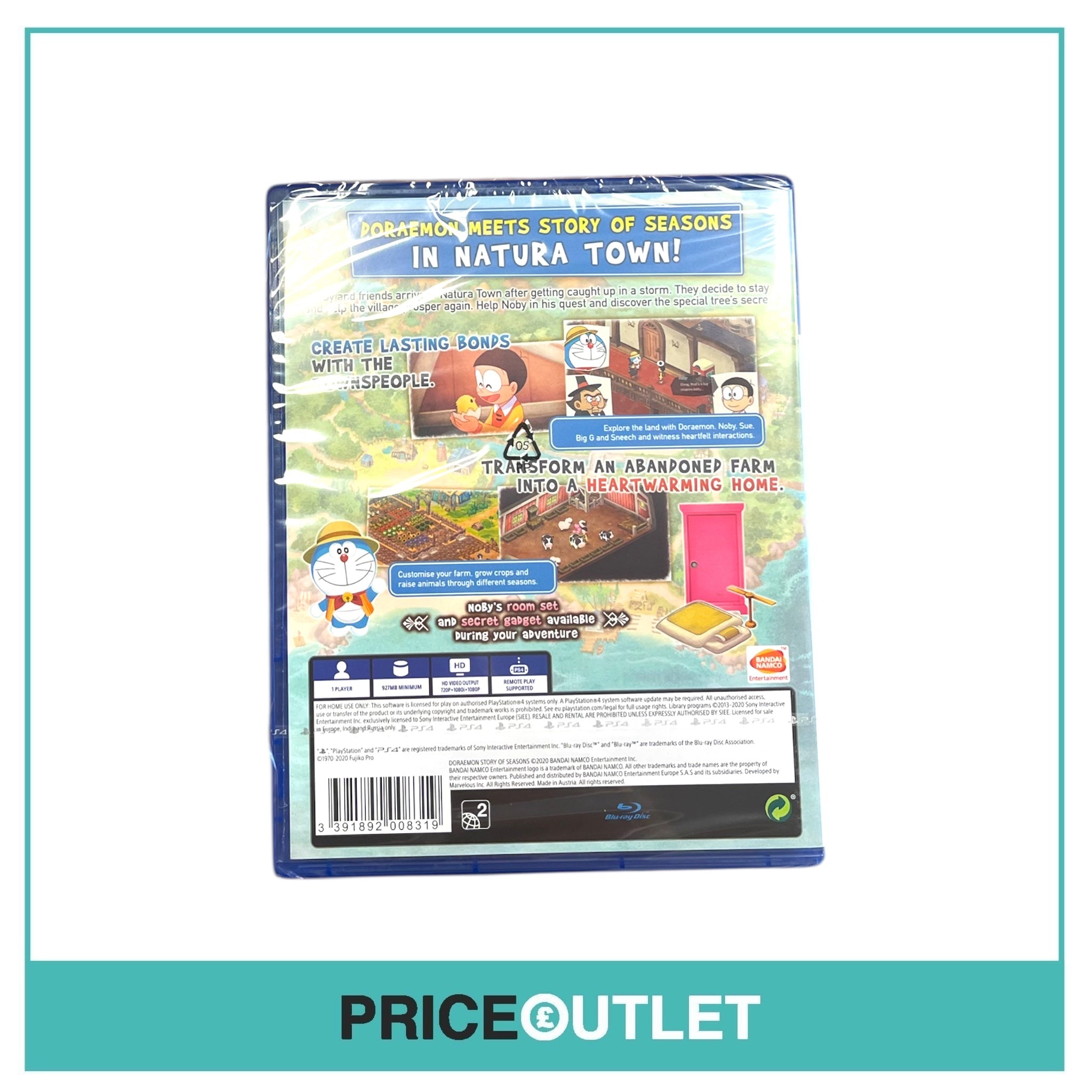 PS4 - Doraemon - Story Of Seasons Game - BRAND NEW & SEALED