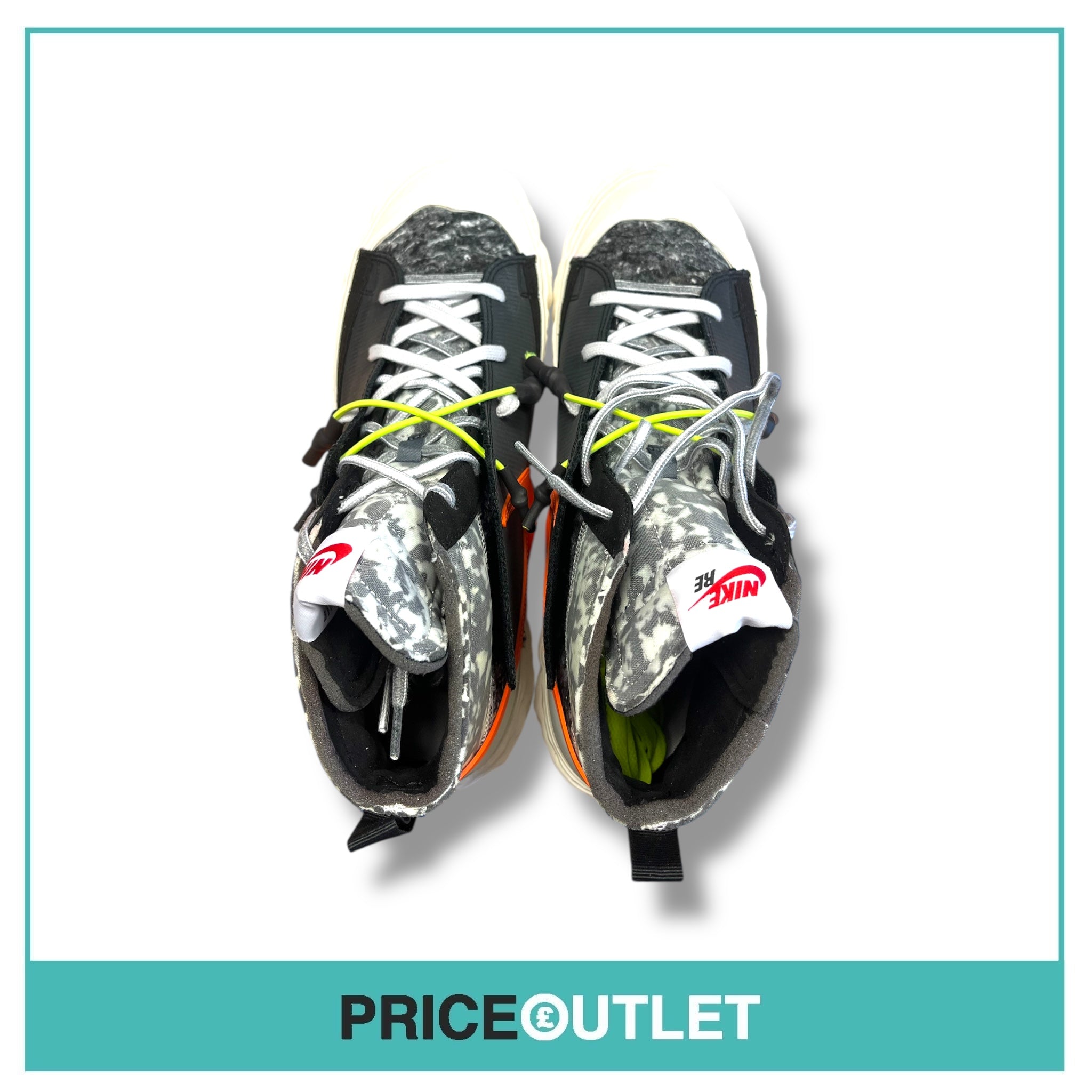 Nike - Blazer Mid Readymade - Total Orange/Vast Grey - Size UK 10 - BRAND NEW WITH BOX