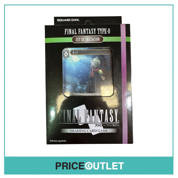 Final Fantasy TCG - Type-O Starter Set Box Of 6 - Spanish - Brand New