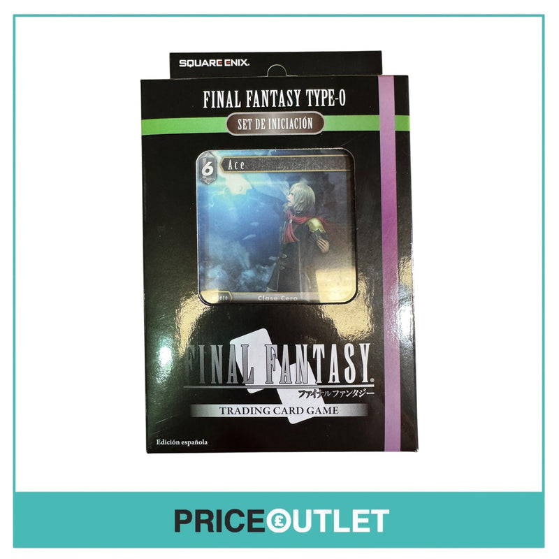 Final Fantasy TCG - Type-O Starter Set Box Of 6 - Spanish - Brand New