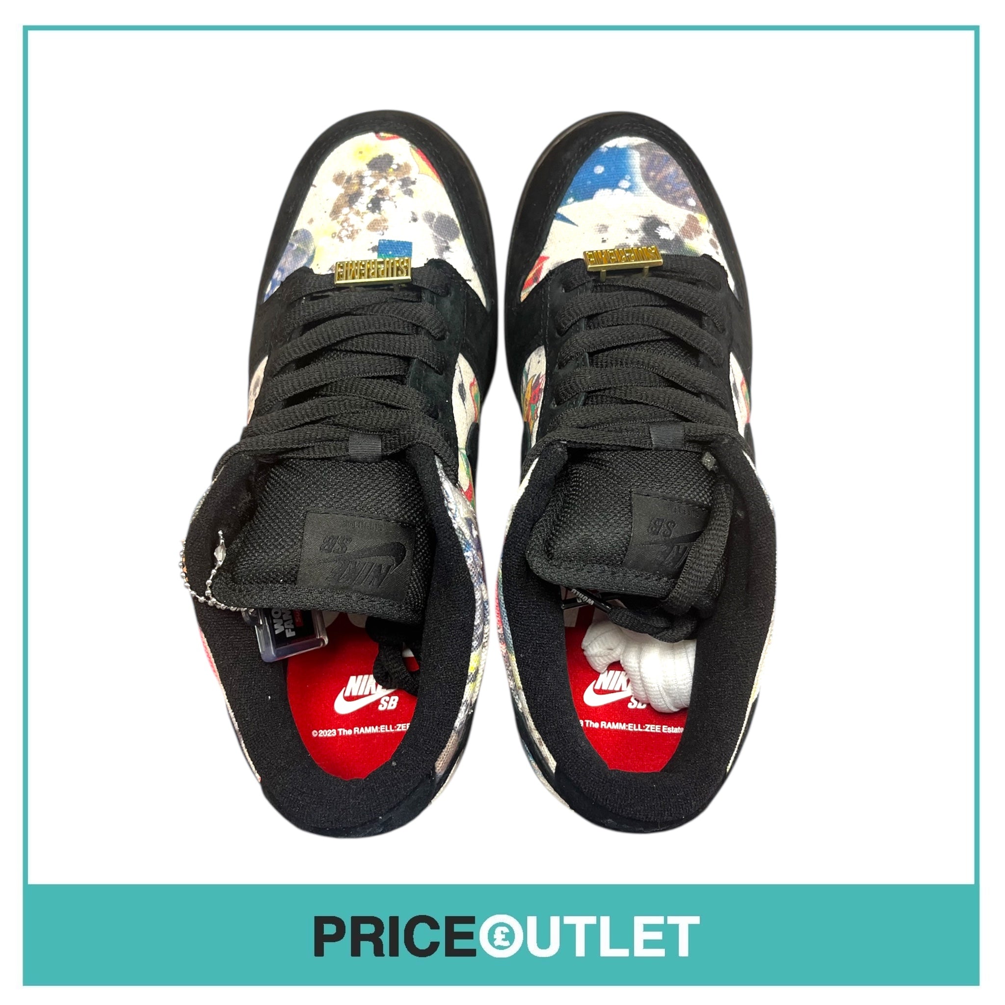 Nike - SB Dunk Low OG QS - FD8778 001 - Black & Multicolour - Size UK 5.5 - BRAND NEW WITH BOX
