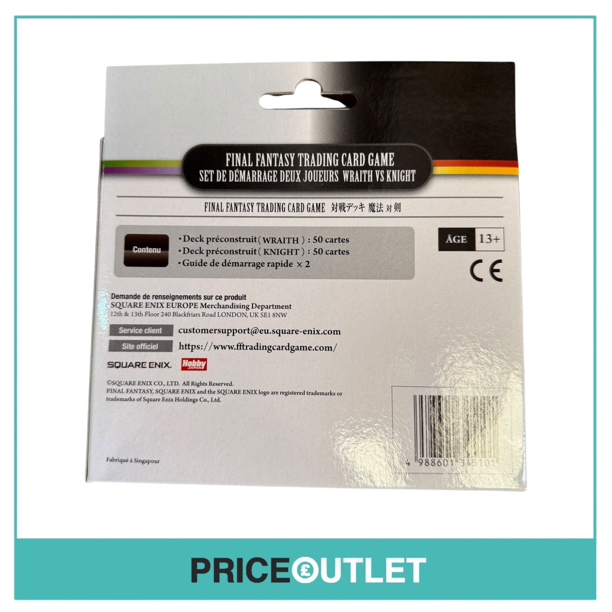 Final Fantasy TCG - Wraith Vs Knight Starter Set - French - Brand New