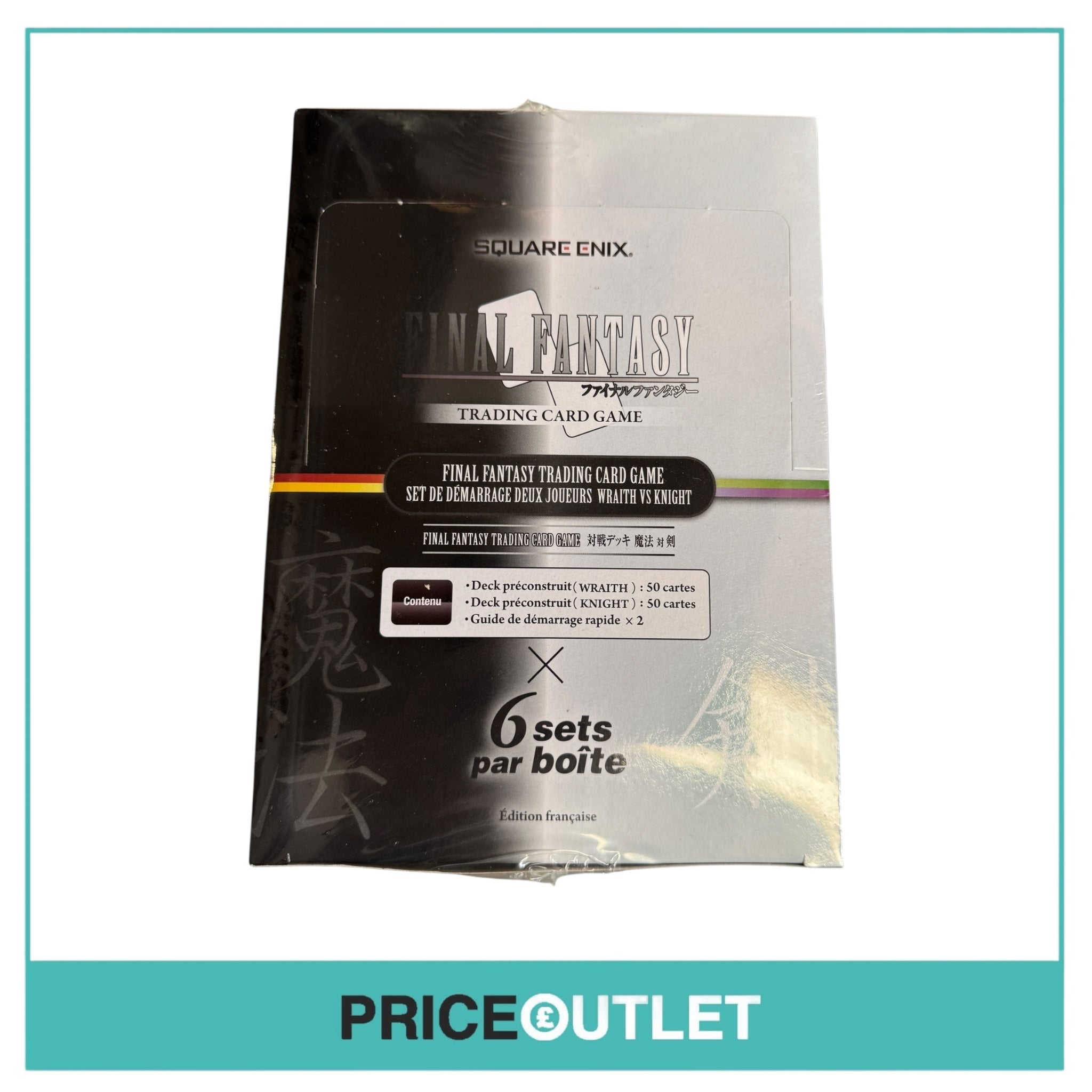 Final Fantasy TCG - Wraith Vs Knight Starter Set Box Of 6 - French - Brand New