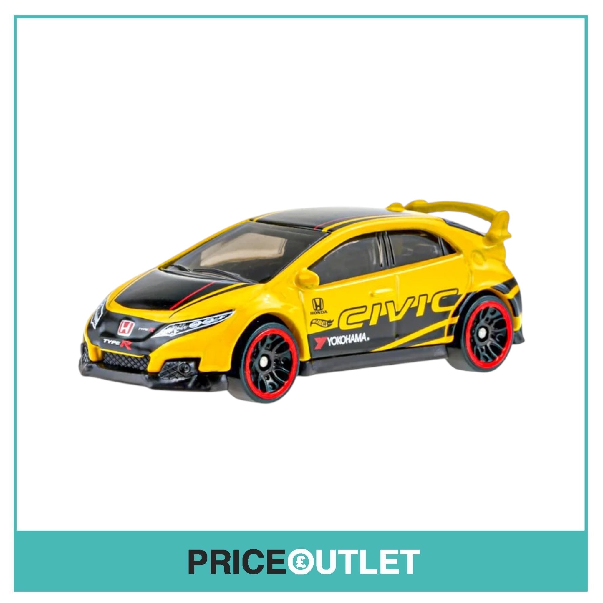 Hot Wheels - ‘16 Honda Civic Type R 4/5 (Slight Damage)